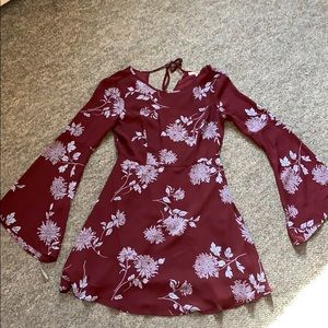 Bell sleeve dress